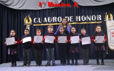 Registro de la ceremonia de premiación cuadro de honor 1° Semestre 2024.